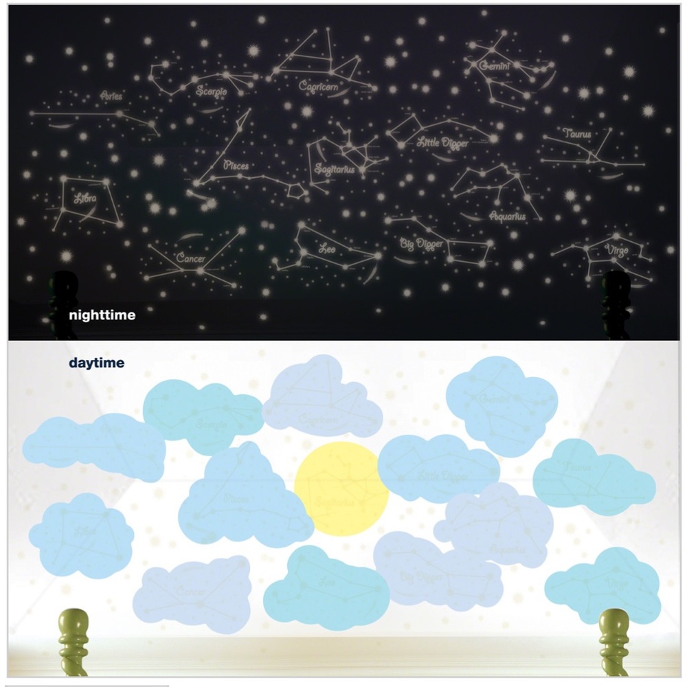 NWT Glow-in-the-Dark SUNNY DAY/STARRY NIGHT
